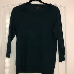 J. Crew green Tippi Sweater